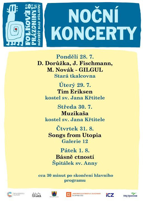 SFU Folkové Prázdniny Náměšť nad Oslavou CZ 31 07 2025 500x703px