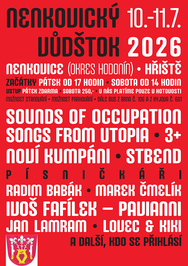 SFU Nenkovský Vůdštok Festival Nenkovice 2026 CZ 11.07.2026 600px